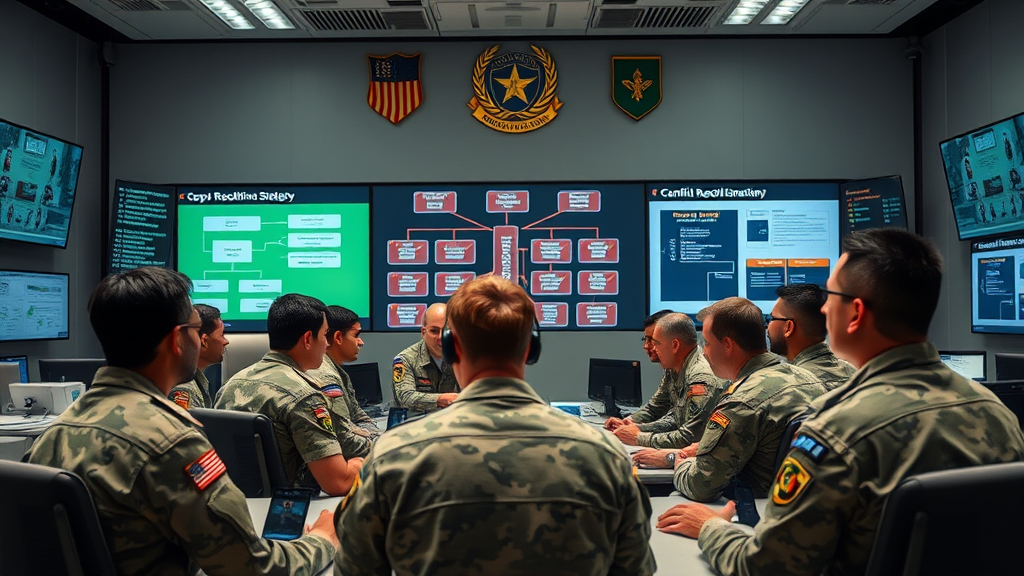 군 조직의 비효율성과 내부 갈등 문제 분석