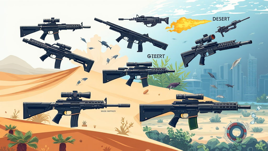 특정 환경에 강한 무기 환경별 최적 선택 가이드